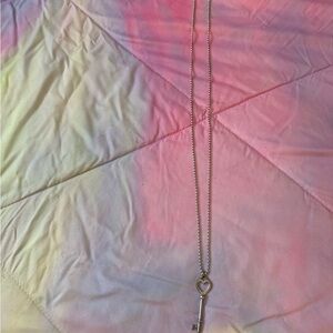 Tiffany & Co Beaded Necklace with 2.5 inch Key